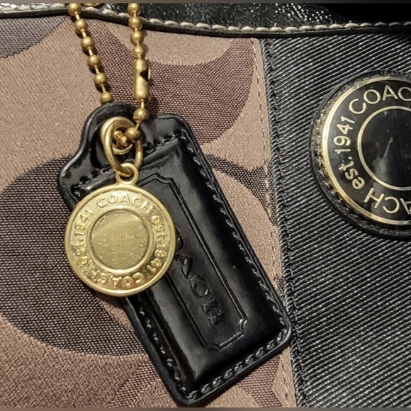 Coach kiss lock purse satchel - Picture 10 of 15